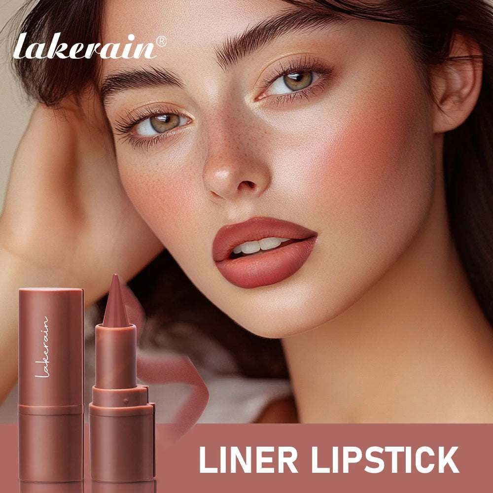Matte Liner Lipstick Pen Gradient Lip Liner Red Brown Lipsticks Pencil Lasting Waterproof Lip Stick Sexy Women Lip Cosmetics Peaceful Pleasures Health and Wellness