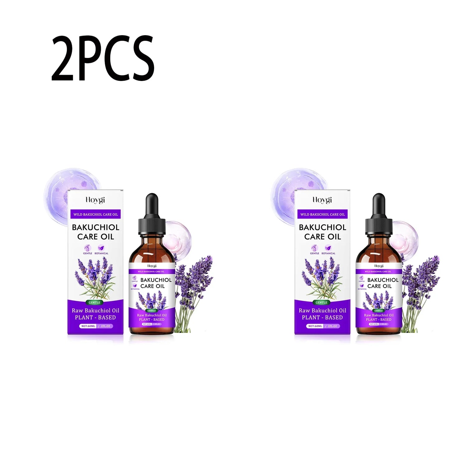Hoygi Bakuchiol & Lavender Face Oil – Smoothing Serum 60ml
