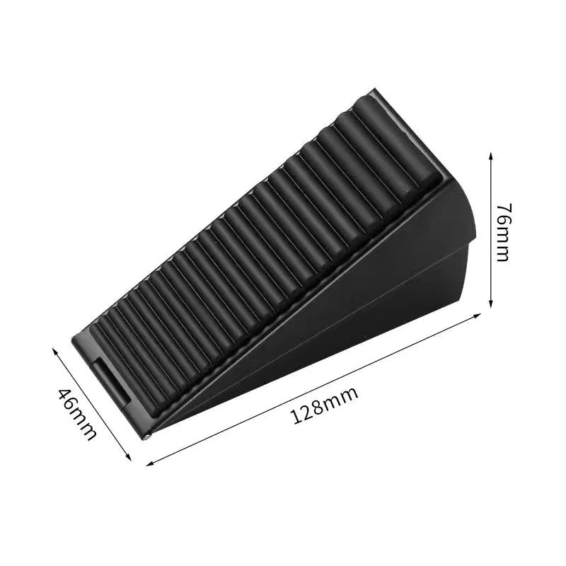 New Heavy Duty Door Stopper Adjustable Spring Loaded Wedge For Bottom Of Door Tall Non-Slip Door Stop For Home Office Dodgers Peaceful Pleasures Health and Wellness A7