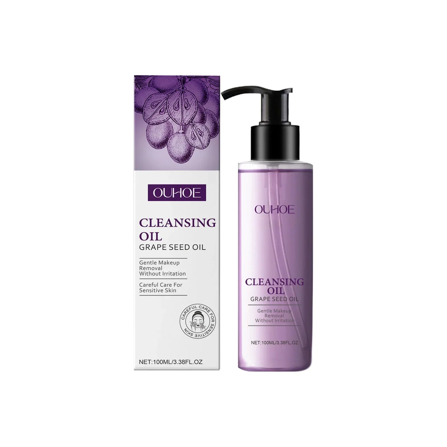 Grape Seed Cleansing Oil Makeup Remover – Sensitive Skin