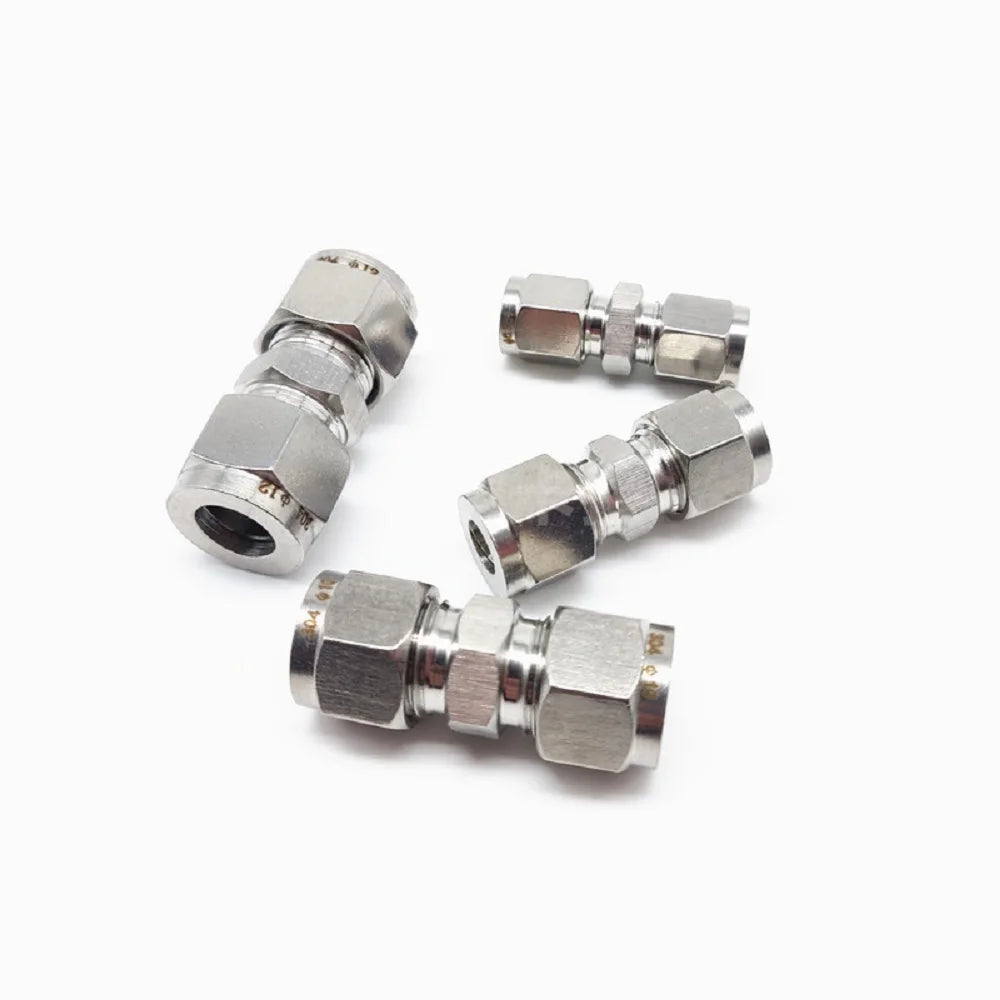 Stainless Steel Double Ferrule Compression Tube Fitting 3–12mm