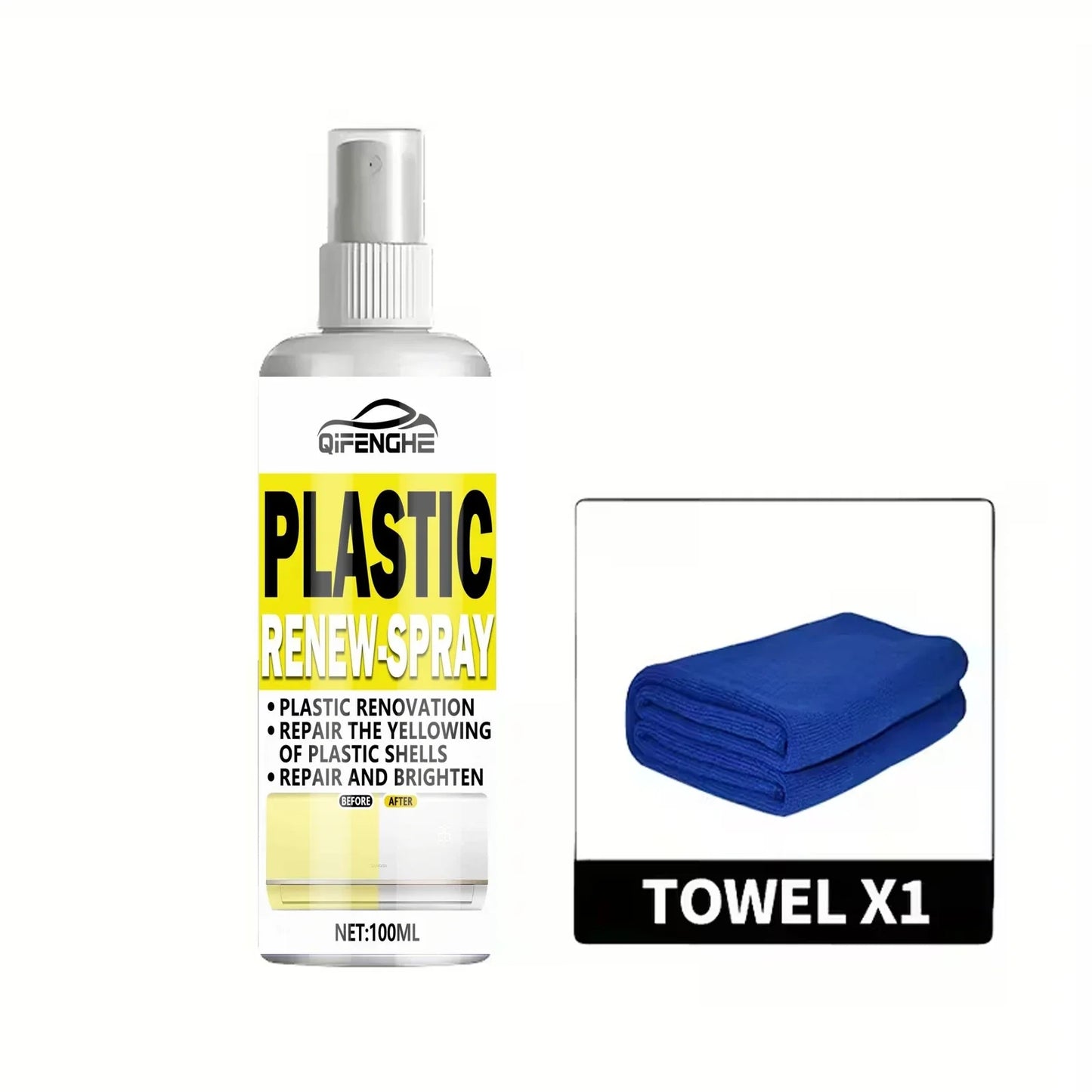 Plastic Yellowing Repair Agent 100ml – Whiten & Restore Plastic