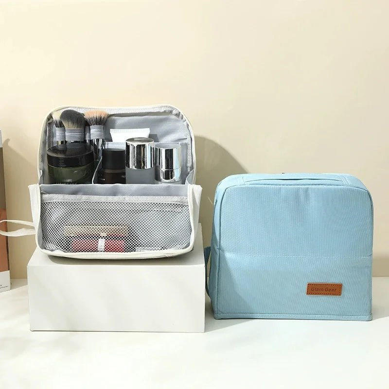Large Stand-Up Pencil Case | Durable Zipper Pouch for School