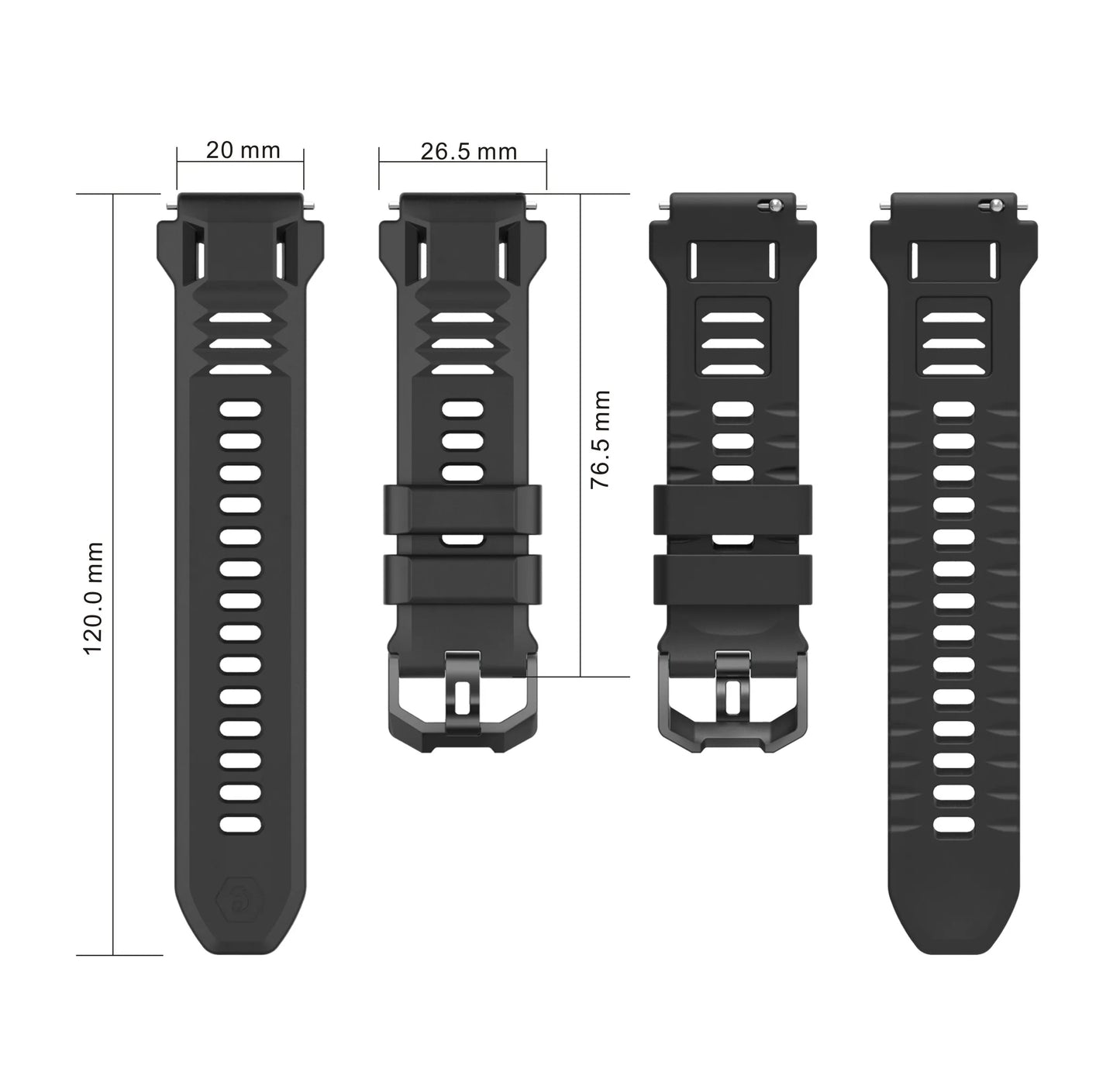 Amazfit T-Rex 3 Pro 44mm Silicone Band + Case Combo Peaceful Pleasures Health and Wellness