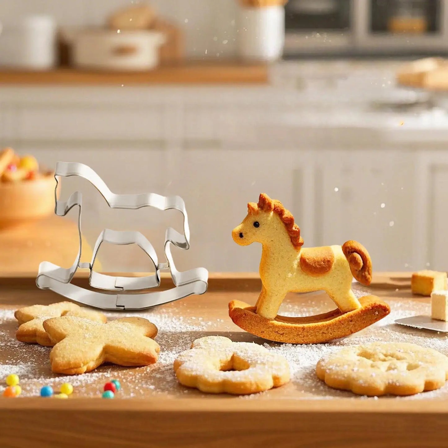 Horse-Shaped Stainless Steel Cookie Cutter | 2026 Year of Horse