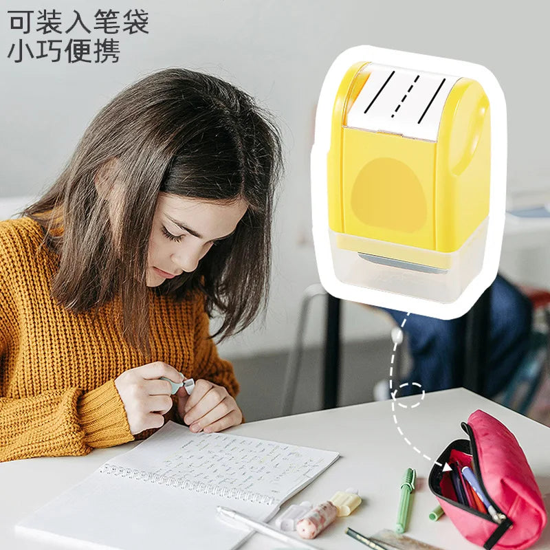 Practice Roller Stamp Automatic Filling Ink Line Roll Teacher