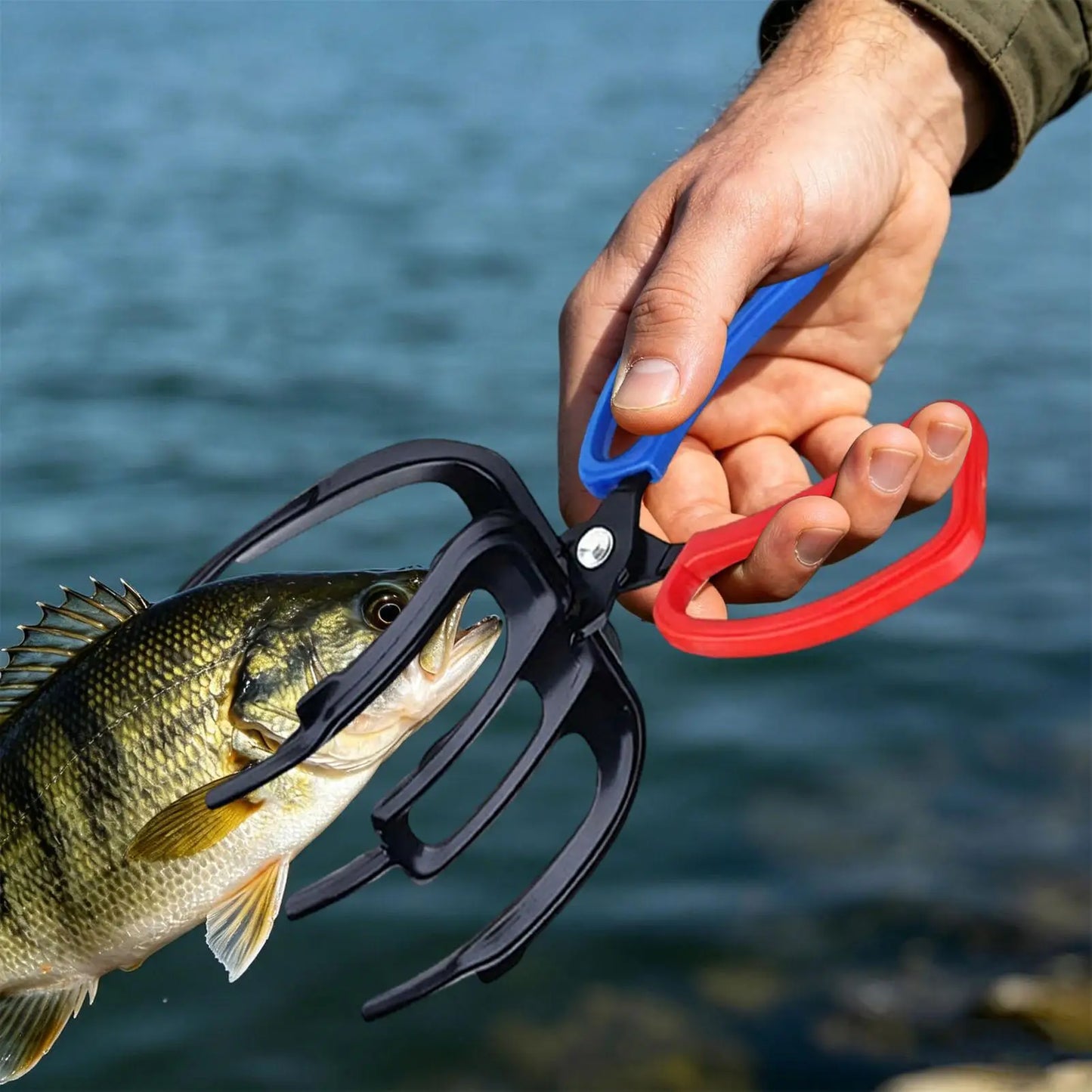 3-Claw Metal Fish Gripper | Fishing Pliers Clamp Tackle Tool