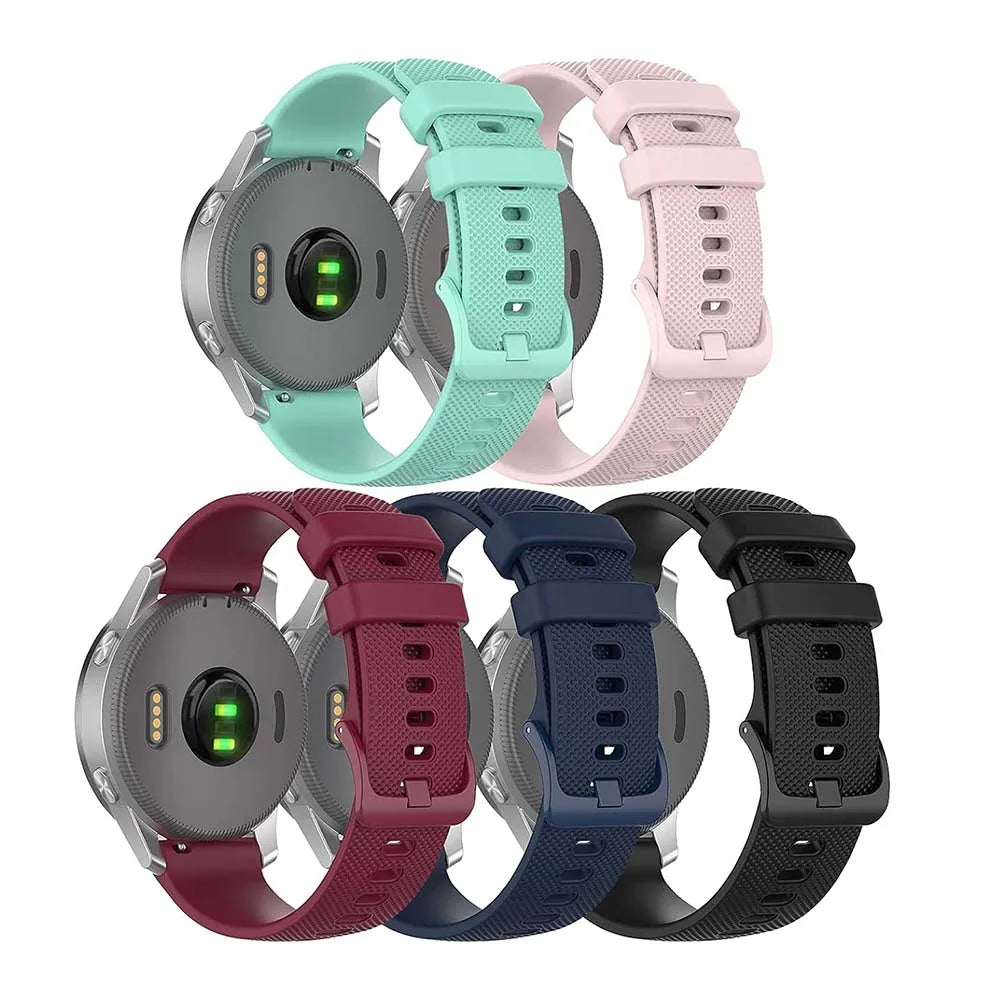 18mm Silicone Watch Band – Garmin, Fossil & Huawei Strap Peaceful Pleasures Health and Wellness