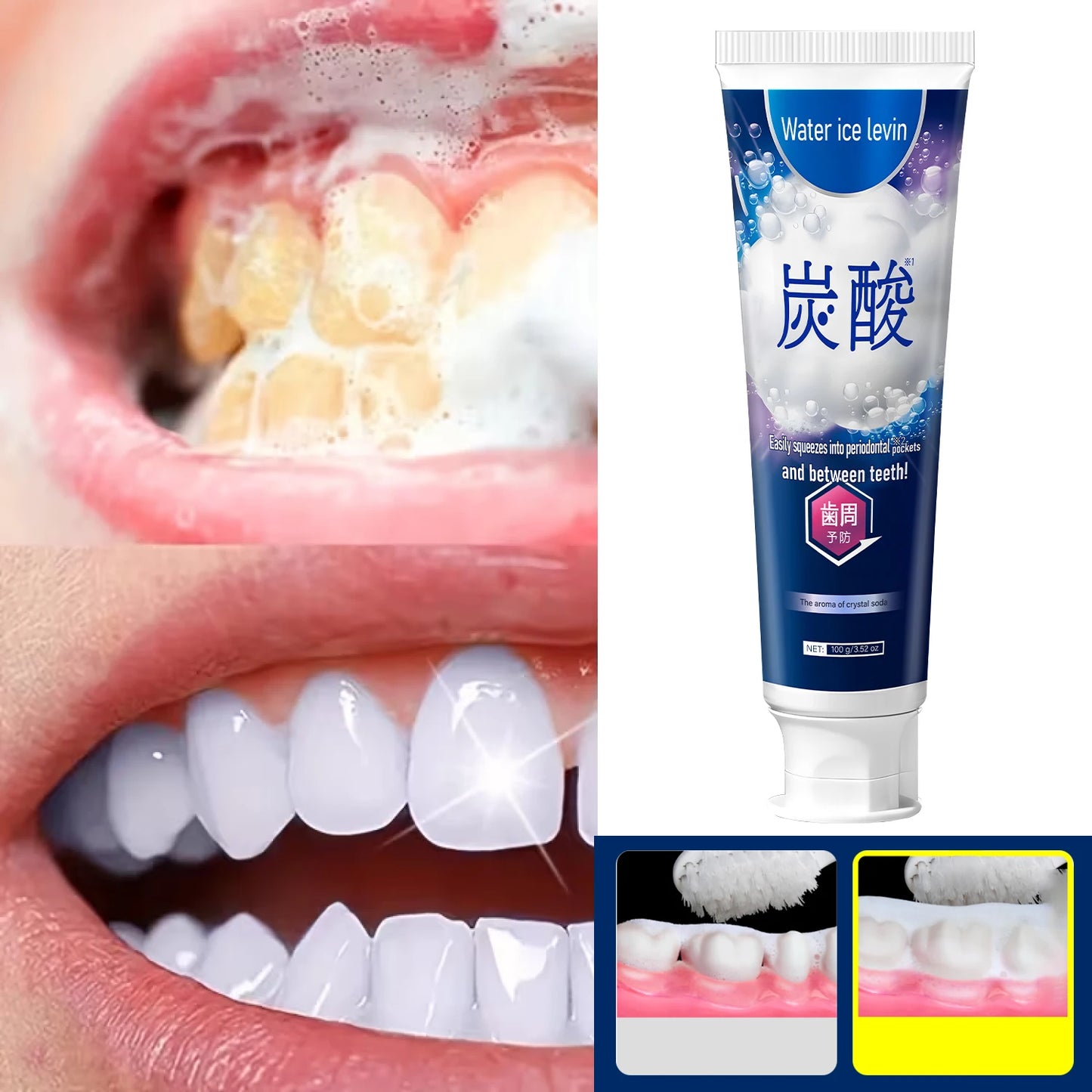 Hydroxyapatite Toothpaste – Vitamin C, Ceramide & Mint | 100g Toothpaste Peaceful Pleasures Health and Wellness