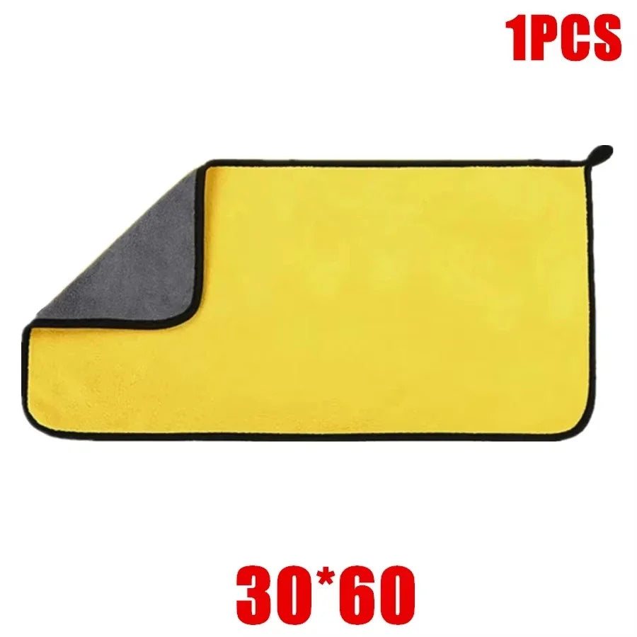 Microfiber Car Cleaning Towels 30x60cm | Quick-Dry Wash Cloths