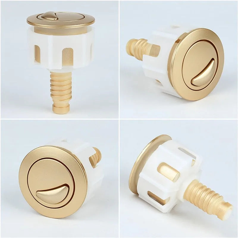 Matt Gold Toilet Flush Button | Cistern Replacement Upgrade