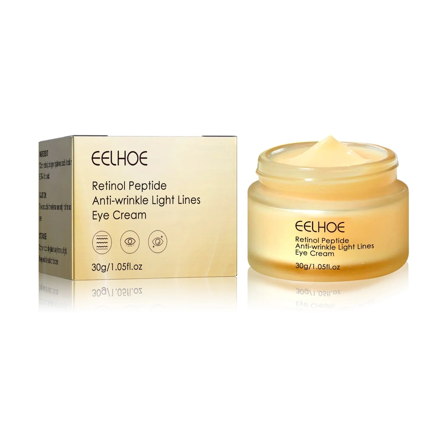 Retinol Peptide Eye Cream – Dark Circles & Puffiness Relief