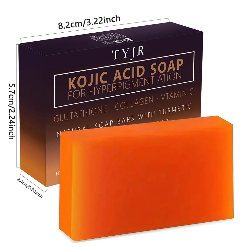 Turmeric Kojic Acid Handmade Soap – Face & Body Cleanser