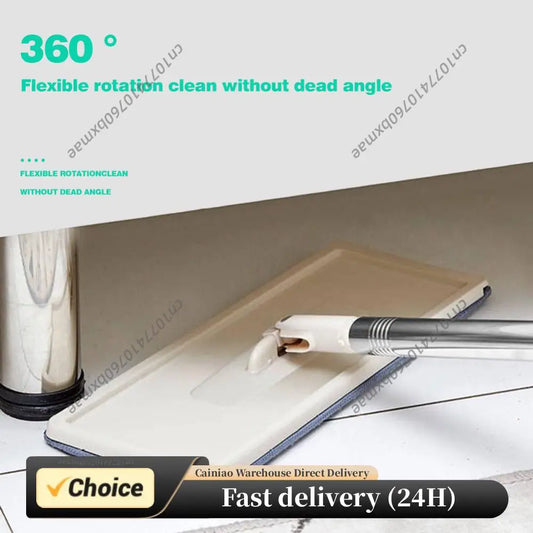 Mop Microfiber Rotating Head Replacement Floor Mop Head Household Floor Bucket Heads Multi-function Stickable Housework Tools Peaceful Pleasures Health and Wellness Default Title