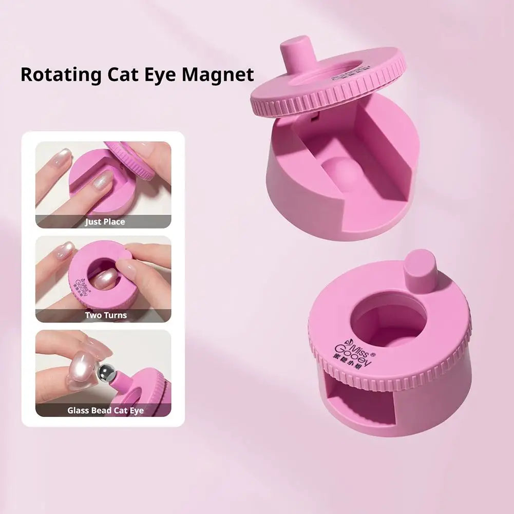 Rotating Cat Eye Magnetic Nail Art Wand – 360° N40 Tool Nail Art Tool Peaceful Pleasures Health and Wellness