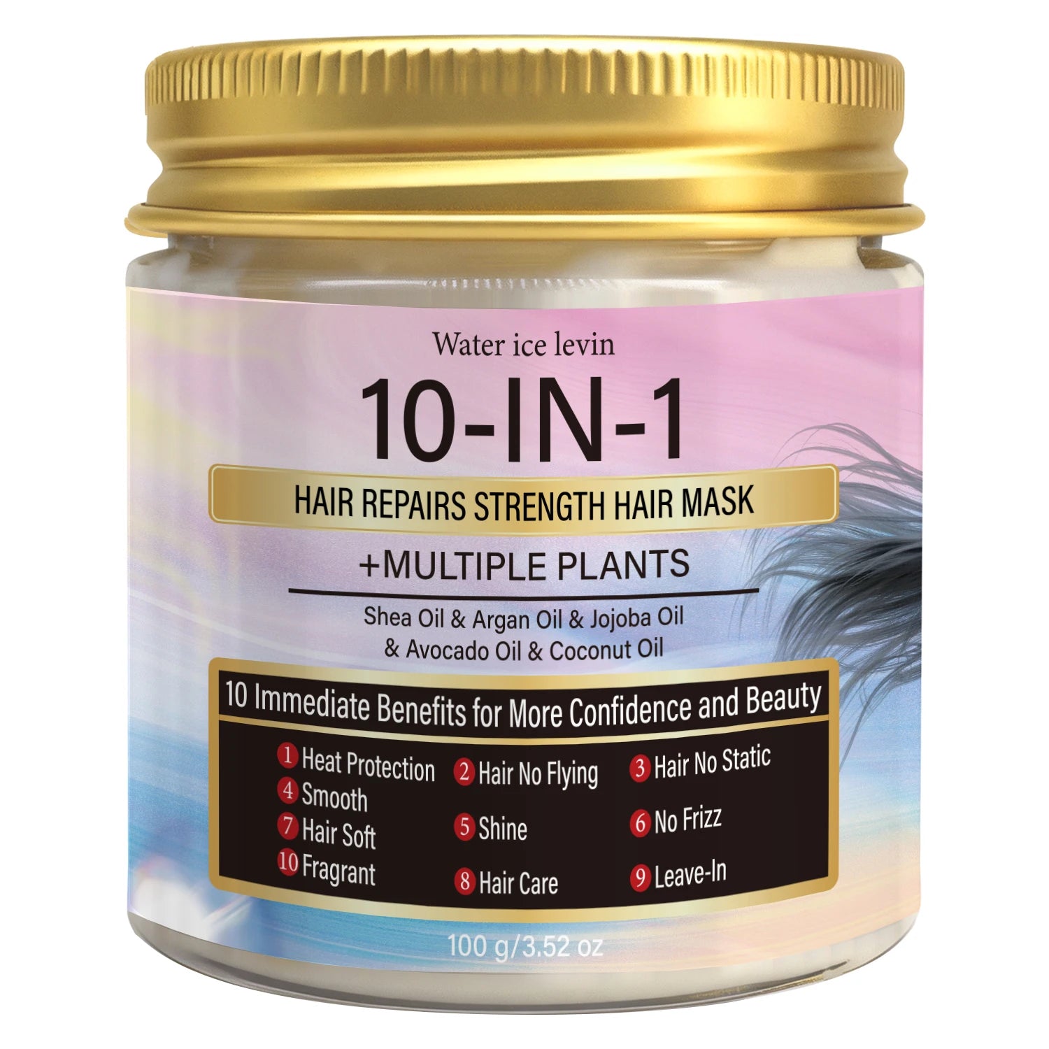 Multi-Oil Hair Mask with Keratin & Biotin | 10-in-1 Repair Hair Treatment Mask Peaceful Pleasures Health and Wellness