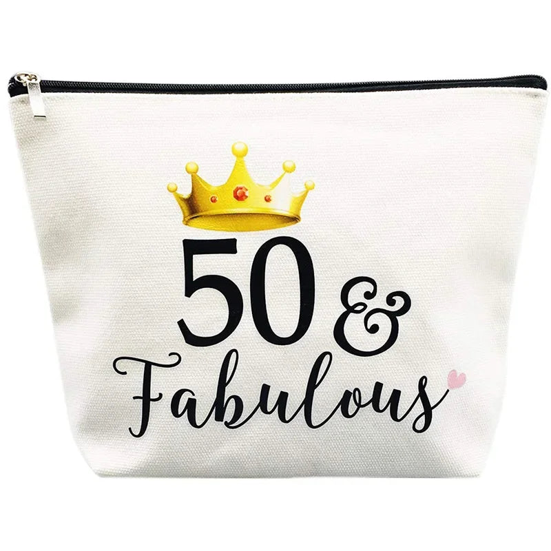 Fabulous Birthday Makeup Bag – 30th 40th 50th 60th Gift