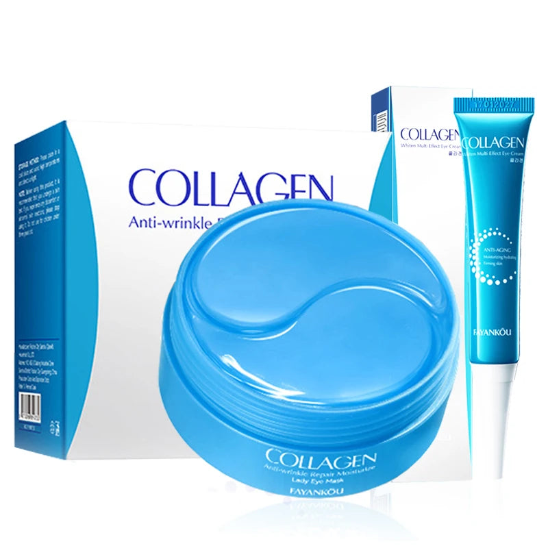 BIOAOUA 60pc Collagen Eye Masks – Dark Circles & Puffiness Patches