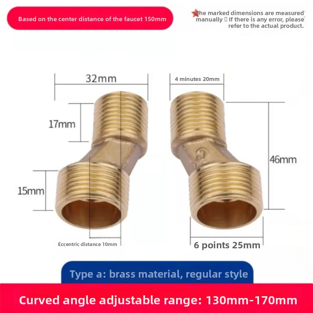 360° Rotatable Shower Faucet Adapter | Stainless Steel Wall Mount
