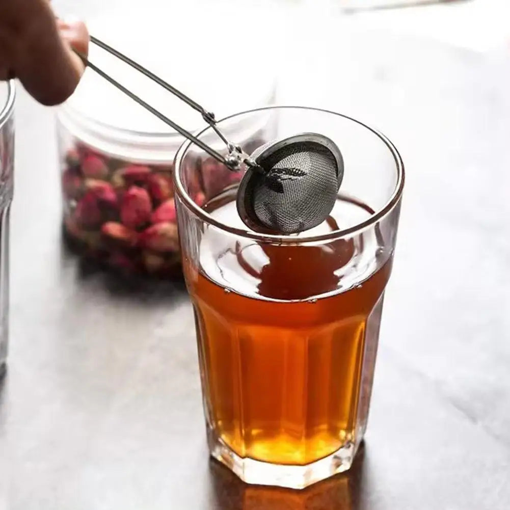 Stainless Steel Tea Ball Infuser for Straining Leaves Peaceful Pleasures Health and Wellness