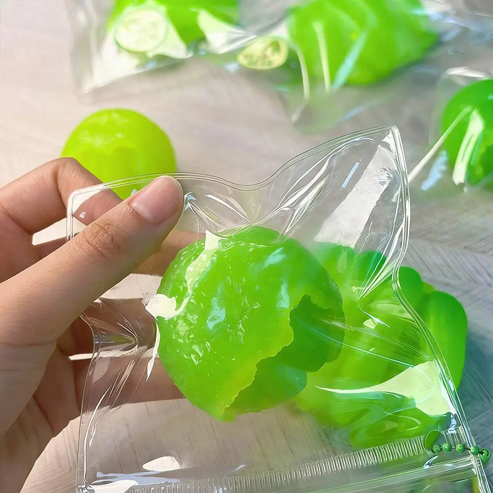 Peeled Tangerine Squeeze Fidget Toy – Slow Rebound Sensory Ball