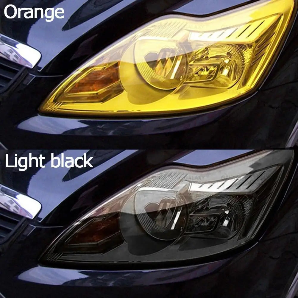 Car Motorcycle Headlight Tint Fog Light Taillight Smoke Tint Vinyl Film Waterproof Film for Headlights Car Body Film Sticker Peaceful Pleasures Health and Wellness