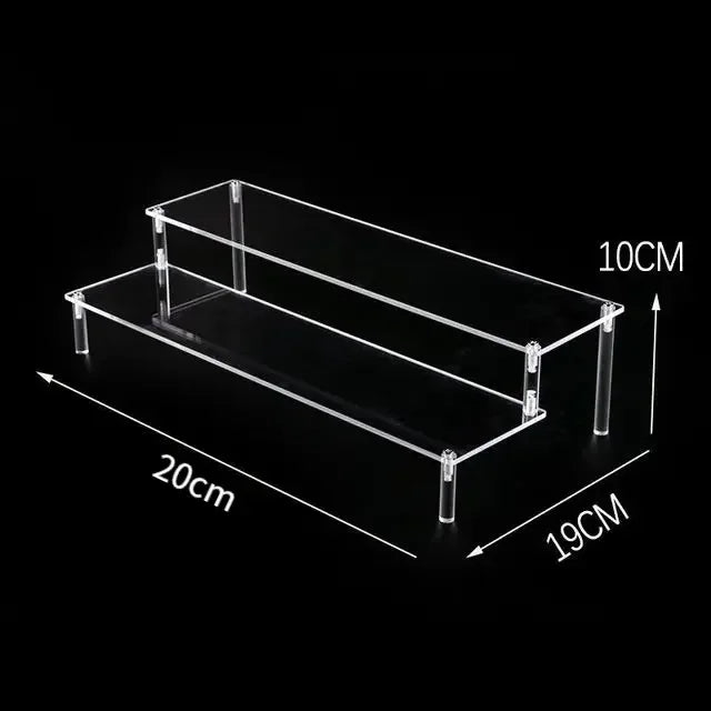 Iridescent Acrylic Display Riser Stand 1–5 Tier | Figures & Cupcakes