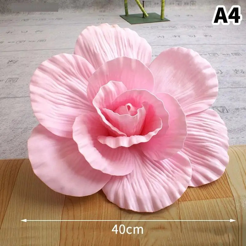 PE Foam Simulation Rose Flower Heads | Wedding & Party Decor
