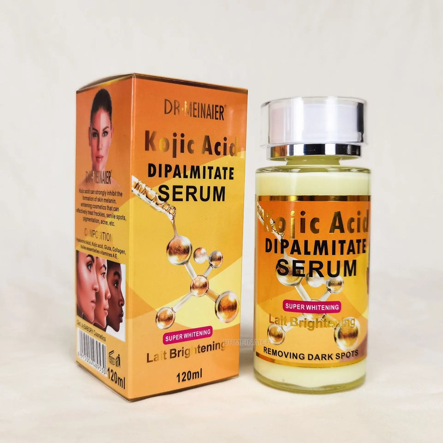 120ml 99% Vitamin C Serum Oil Facial Serum AHA Kojic Acid glutathione Facial skin brightening Peaceful Pleasures Health and Wellness Kojic Acid 120ml