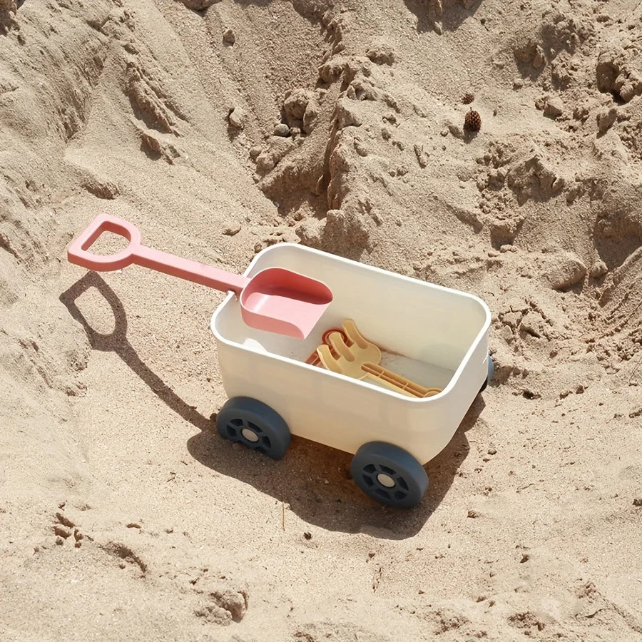 Beach Sand Toys Set for Kids – Truck, Shovel, Rake & Kitchen