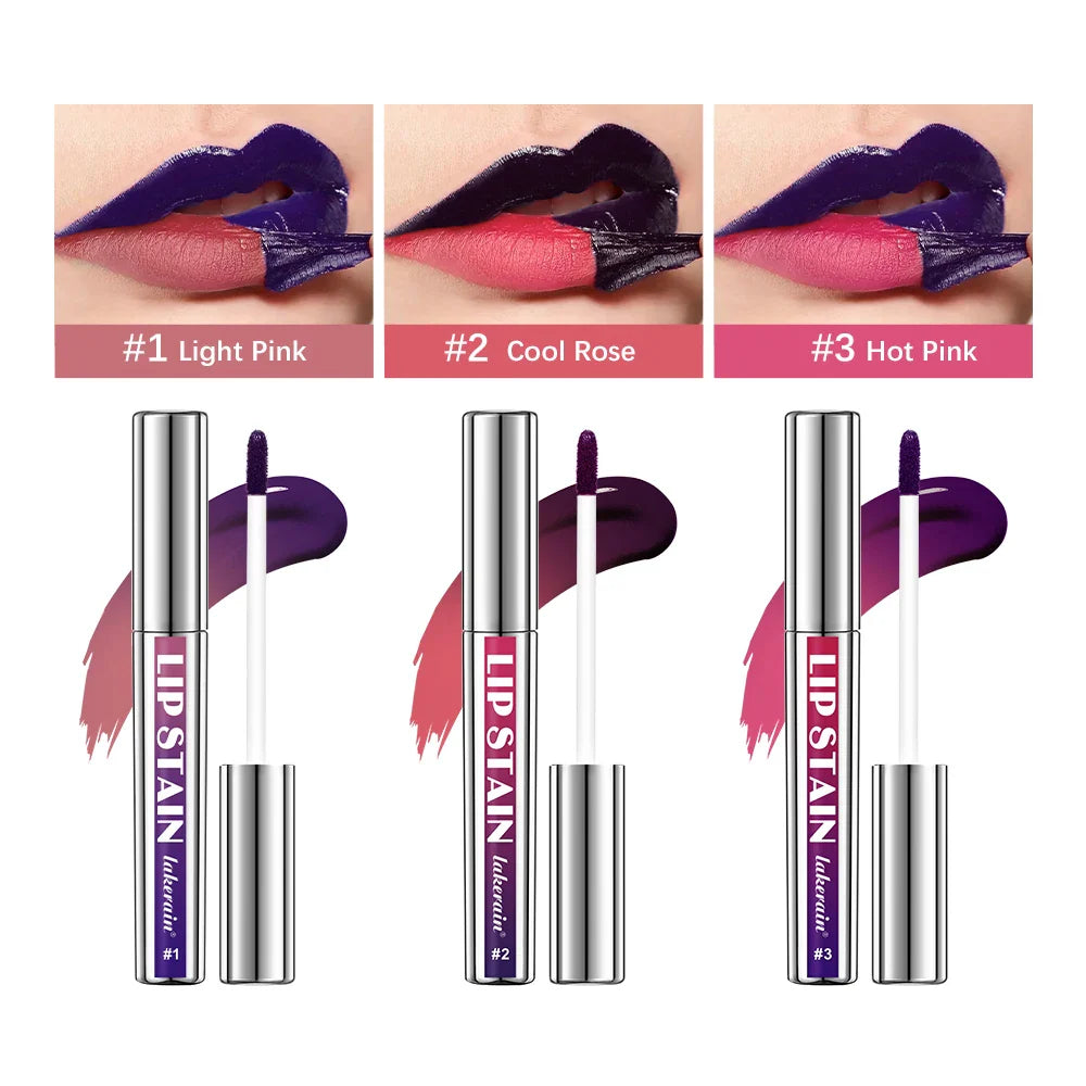 Lakerain Peel Off Lip Stain | Waterproof Long-Lasting Lip Tint Peel Off Lip Stain Oasis Select 3 pcs