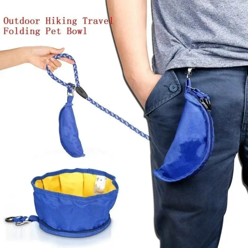 Foldable Pet Bowl Large Capacity Dog Water Outdoor Travel Hiking