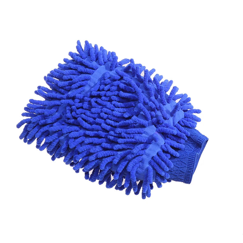 Car Washing Tools Chenille Car Wiping Gloves Coral Velvet Water Absorbing Cleaning Products Lock Mouth Waterproof Caterpillar Peaceful Pleasures Health and Wellness