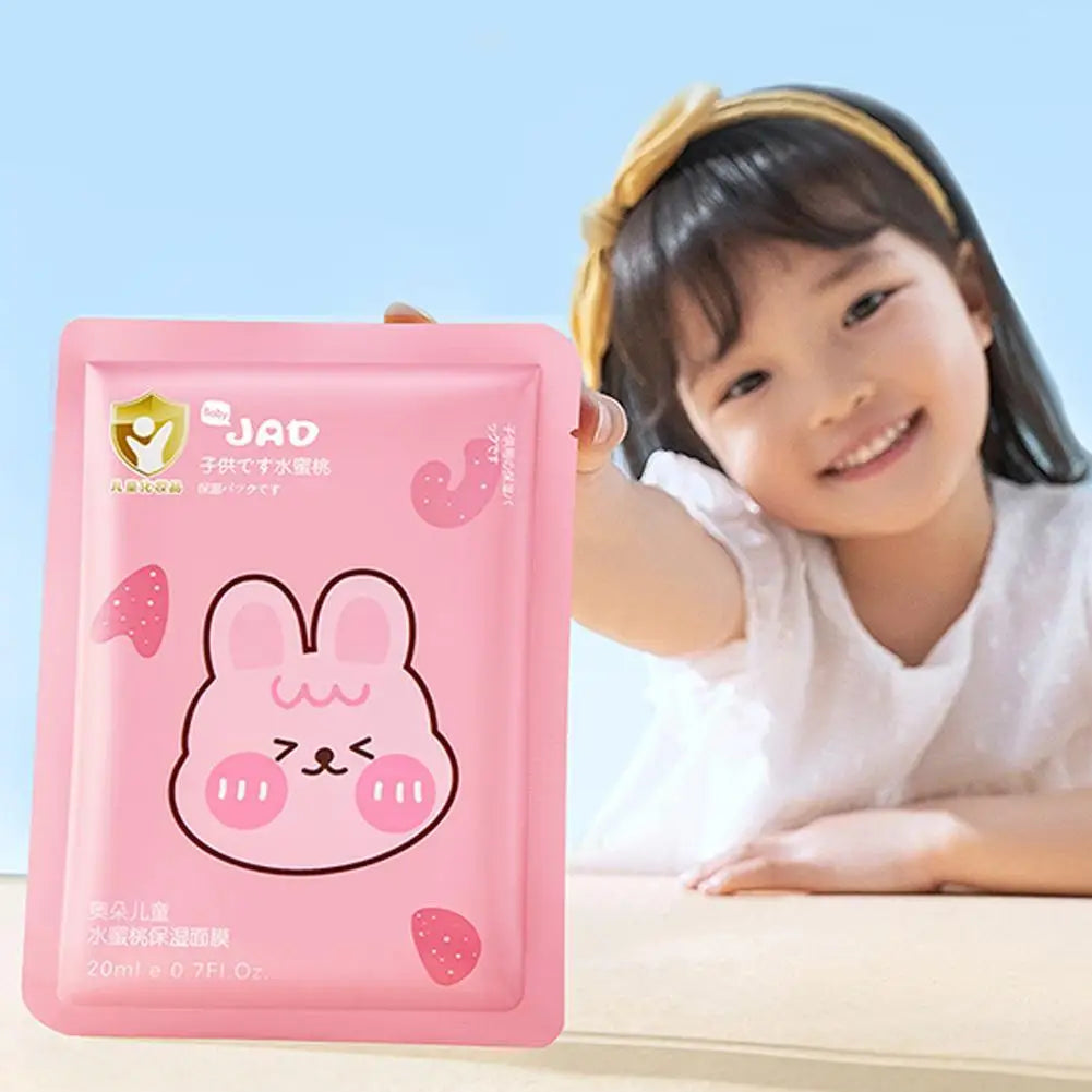 Cute Animal Cartoon Sheet Masks for Kids – 5pcs Gentle Moisturizing Spa Face Masks for Ages 3–15 Peaceful Pleasures Health and Wellness