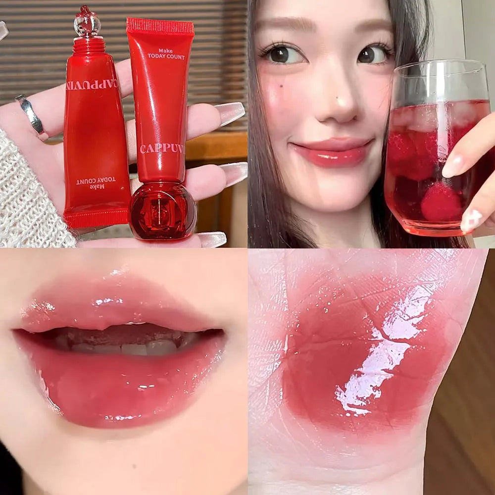 CAPPUVINI 7-Color Mirror Lip Gloss | Moisturizing Plumping Glaze
