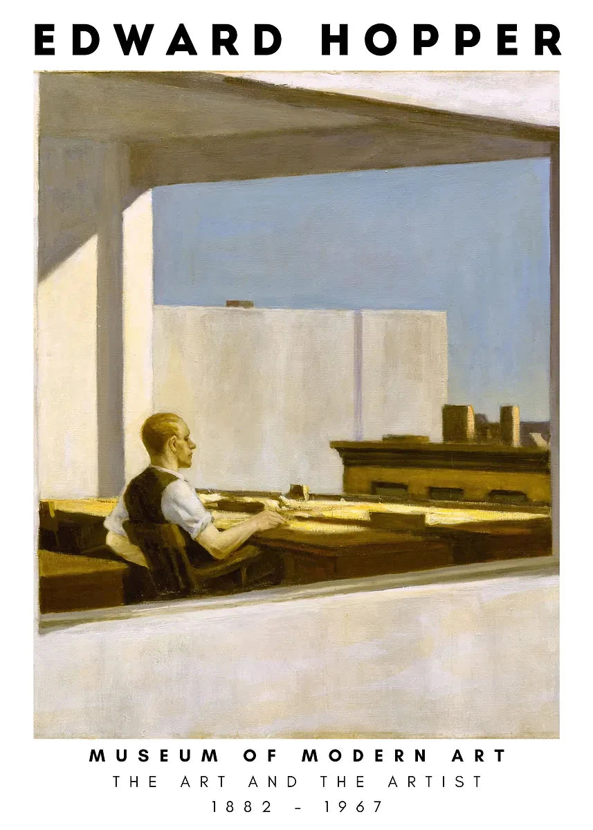 Edward Hopper Museum Exhibition Abstract Posters and Prints Canvas Painting Wall Art Picture for Living Room Home Decor Cuadros Peaceful Pleasures Health and Wellness