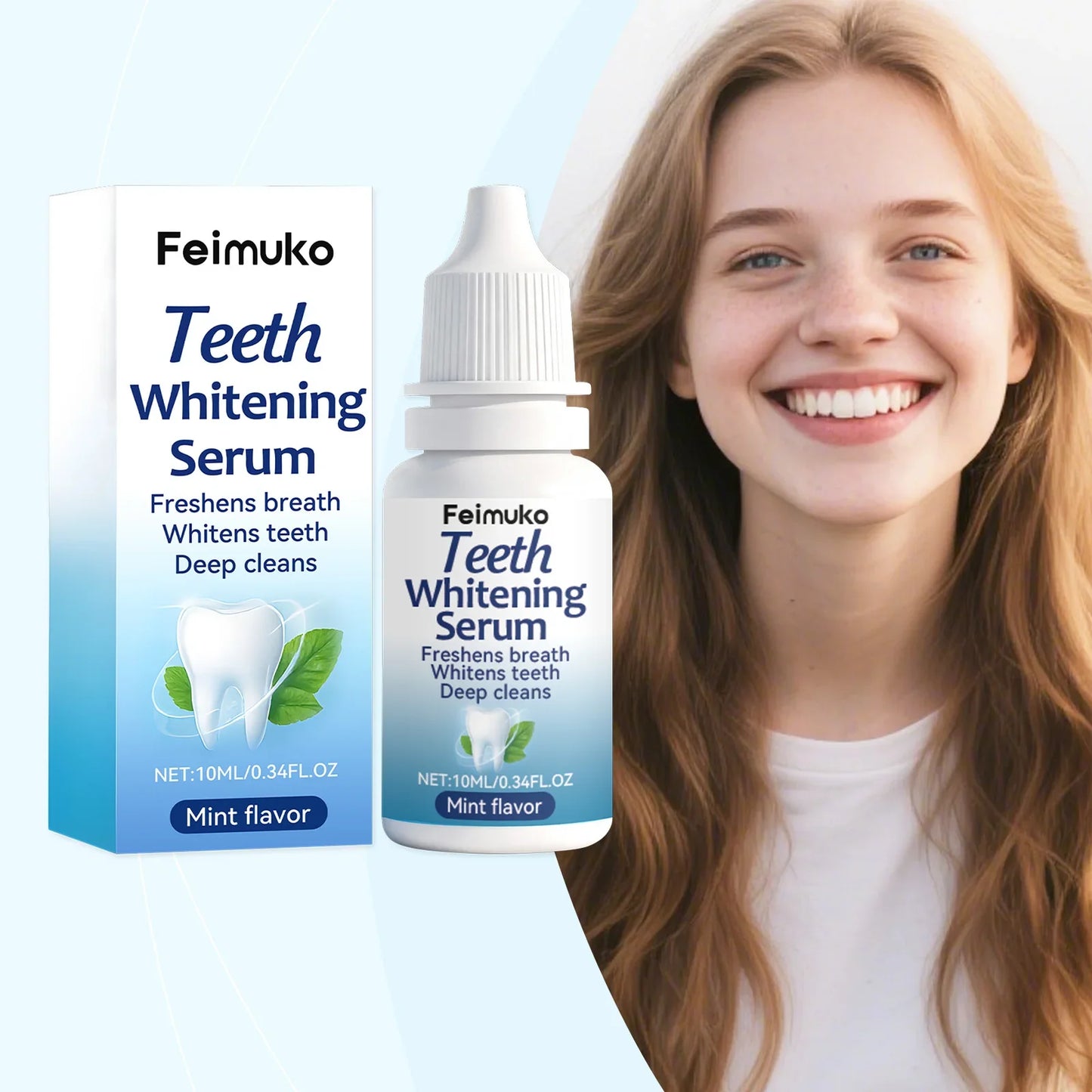 Mint Teeth Brightening Serum – Daily Stain & Odor Essence 10ml