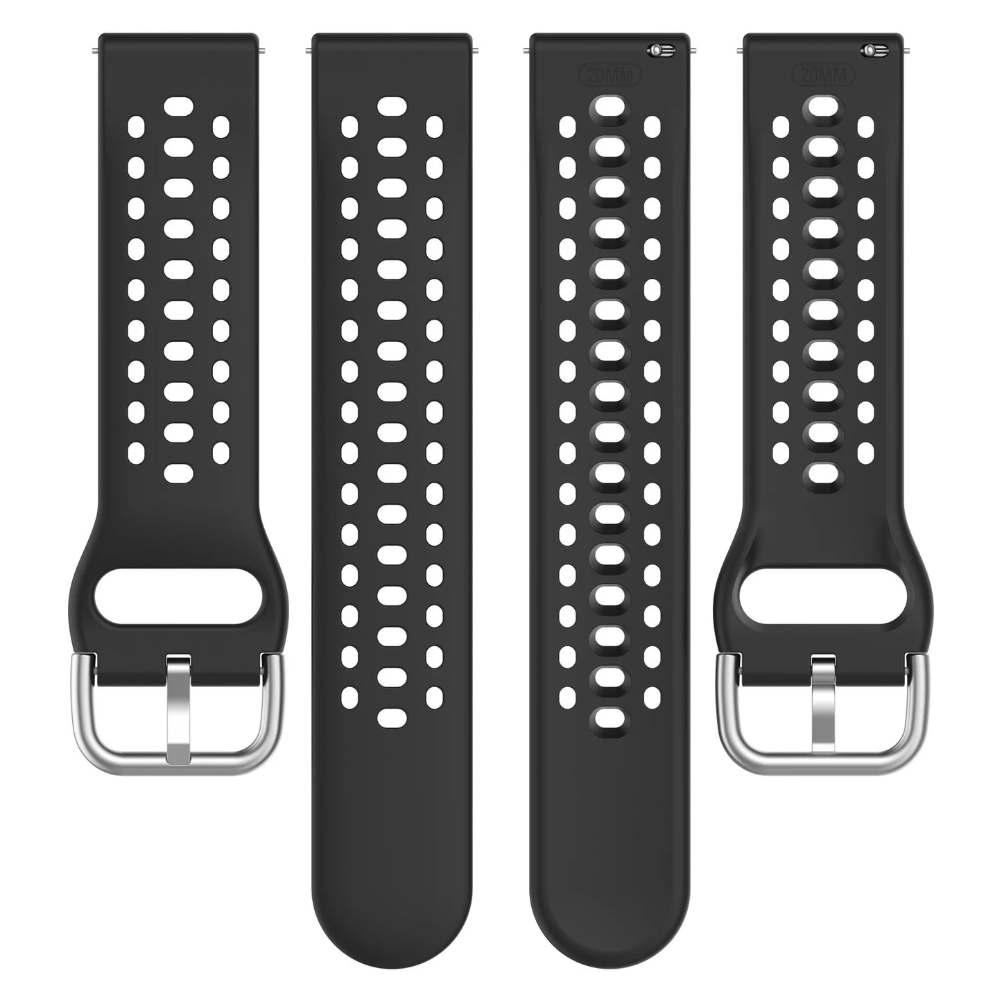 Amazfit Active 2 Silicone Watch Band – Breathable 20mm Strap Peaceful Pleasures Health and Wellness