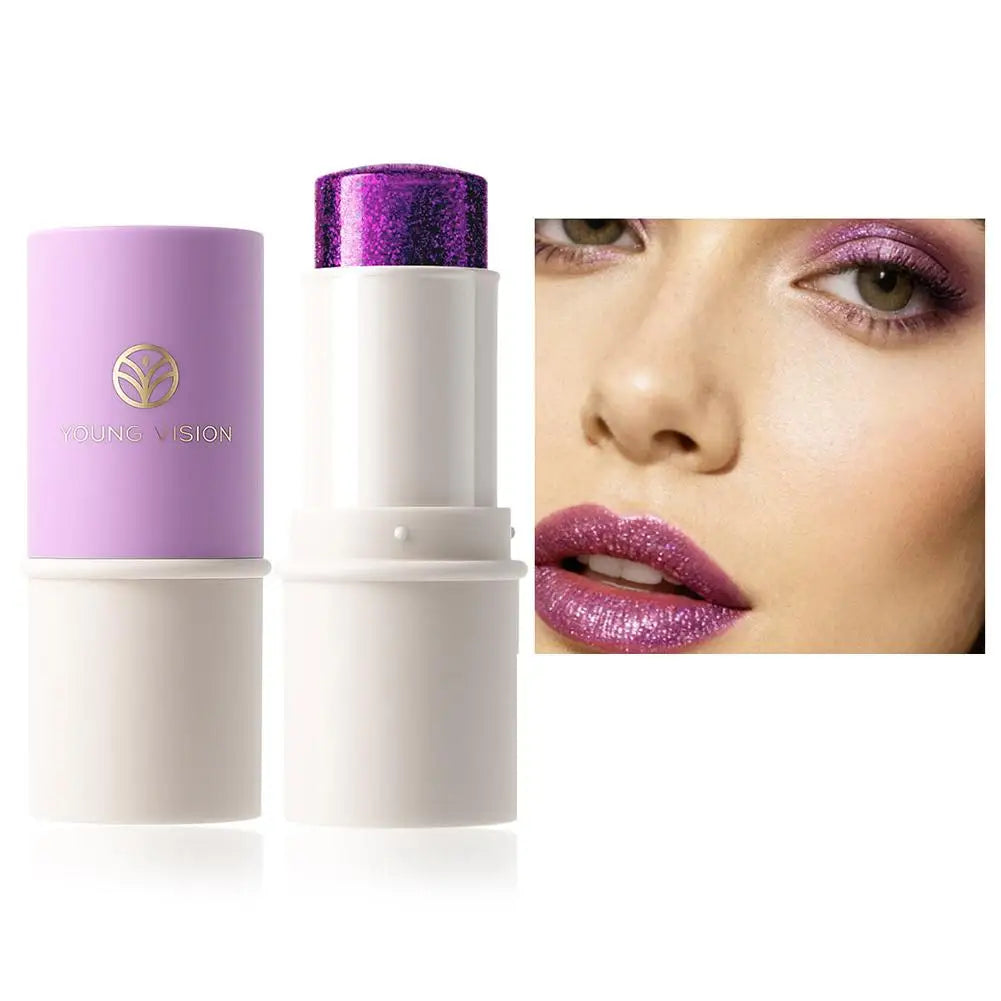 Holographic Body Glitter Stick – Face, Hair & Body Shimmer Peaceful Pleasures Health and Wellness 04 purple
