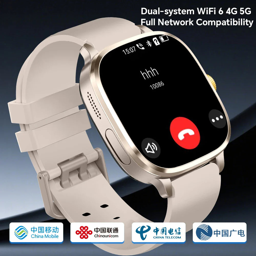 Zestbolt S99 Android 13 Smartwatch 4G LTE SIM GPS AMOLED