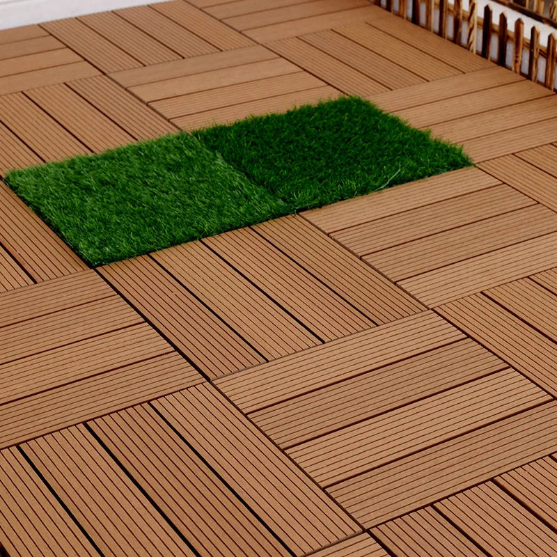 (22 pcs) DIY Outdoor WPC Decking – Interlocking Wood Composite Floor for Exterior, Eco-Friendly, Anti-Corrosion & UV-Proof Peaceful Pleasures Health and Wellness