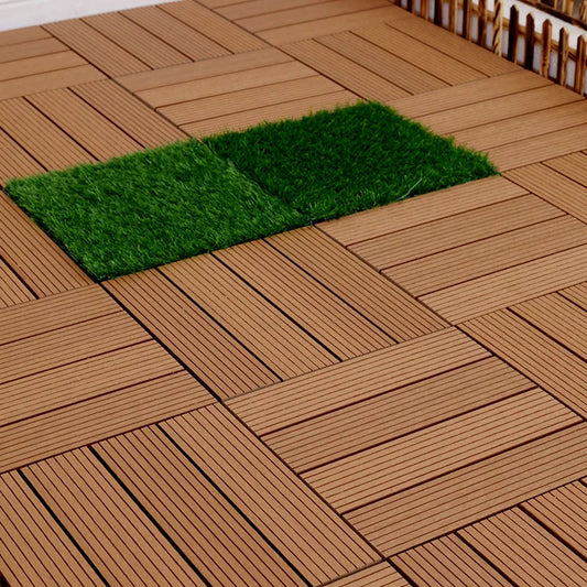 (22 pcs) DIY Outdoor WPC Decking – Interlocking Wood Composite Floor for Exterior, Eco-Friendly, Anti-Corrosion & UV-Proof Peaceful Pleasures Health and Wellness