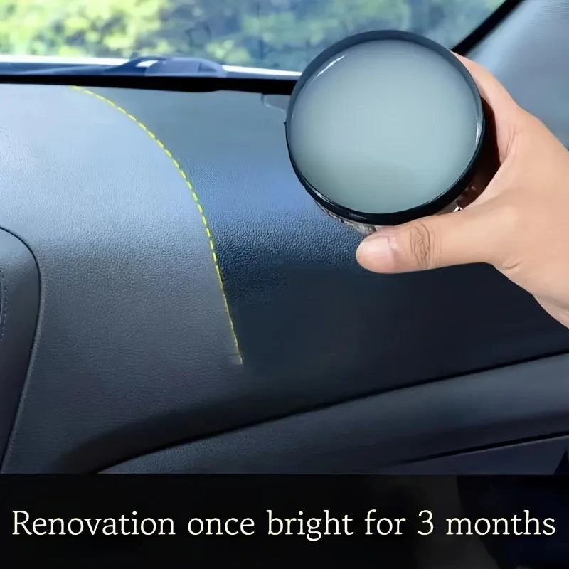 Car Plastic Restorer Cream – UV Protection & Black Trim Shine