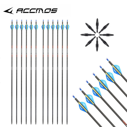 6 ID 3K Weave Pure Carbon Arrows Spine 200 250 300 350 500 600 Peaceful Pleasures Health and Wellness 6pcs-Spine 200