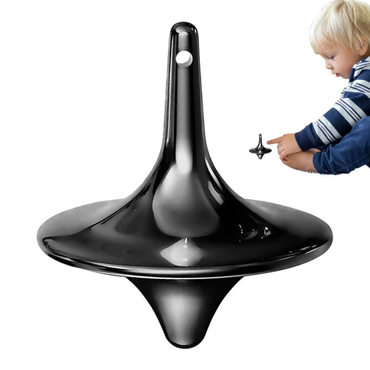 Metal Gyro Spinning Top Fidget Toy – Alloy Gyroscope for Kids Fidget Spinning Top Peaceful Pleasures Health and Wellness