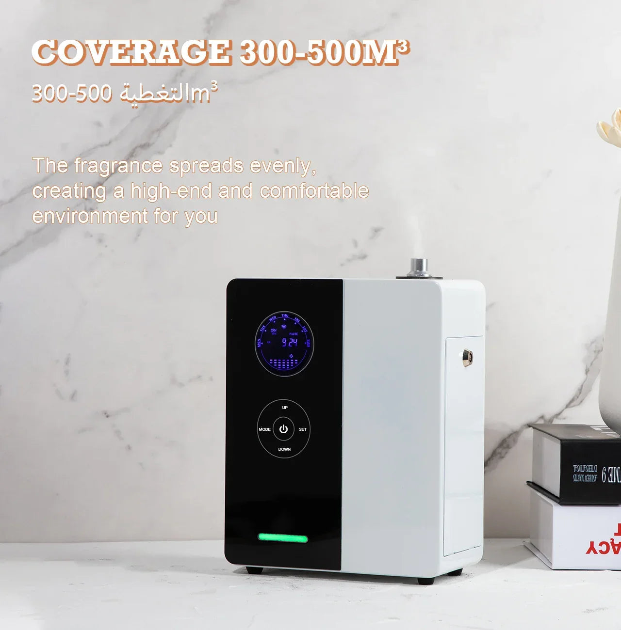 NAMSTE WiFi Scent Diffuser – 1,200 Sq Ft HVAC Smart Home Peaceful Pleasures Health and Wellness