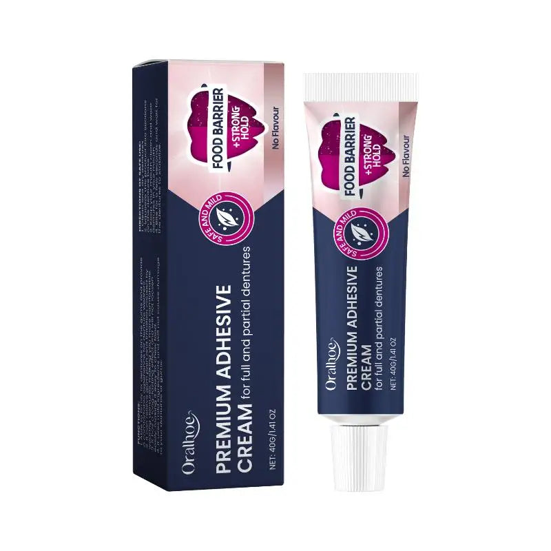 AQTOCNA Denture Adhesive Cream – Zinc-Free, 4-Day Hold | 40g
