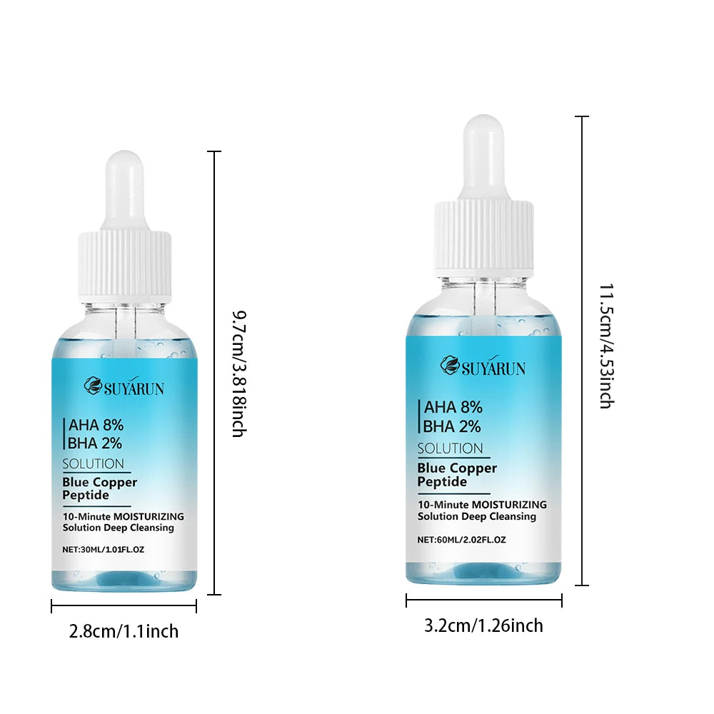 SUYARUN Copper Peptide Serum with Niacinamide & Hyaluronic Acid - Anti-Aging, Firming & Repair Face Essence for Glowing Skin. Peaceful Pleasures Health and Wellness