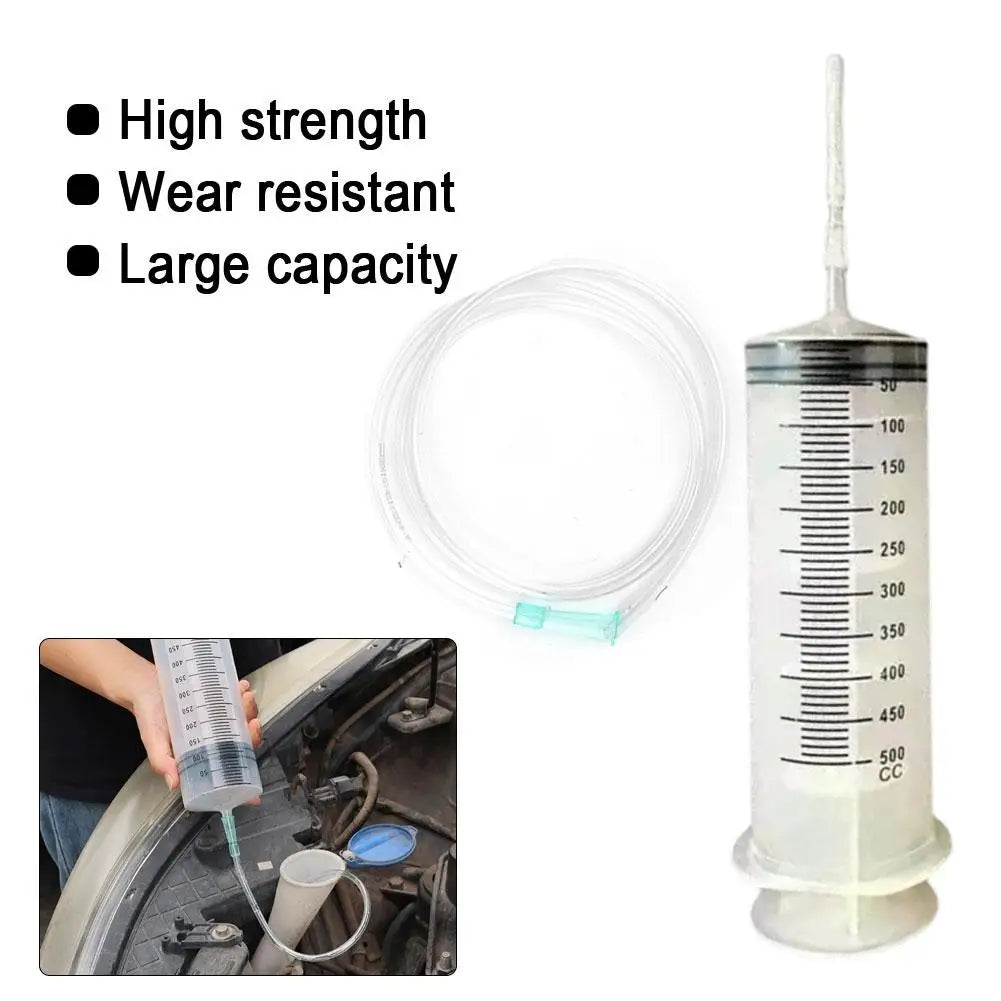 500ml Large Capacity Car Oil Fluid Extractor Vacuum Syringe Pistol Manual Pump Feeding Tools Fuel Transfer Hand Pump Dispenser Peaceful Pleasures Health and Wellness