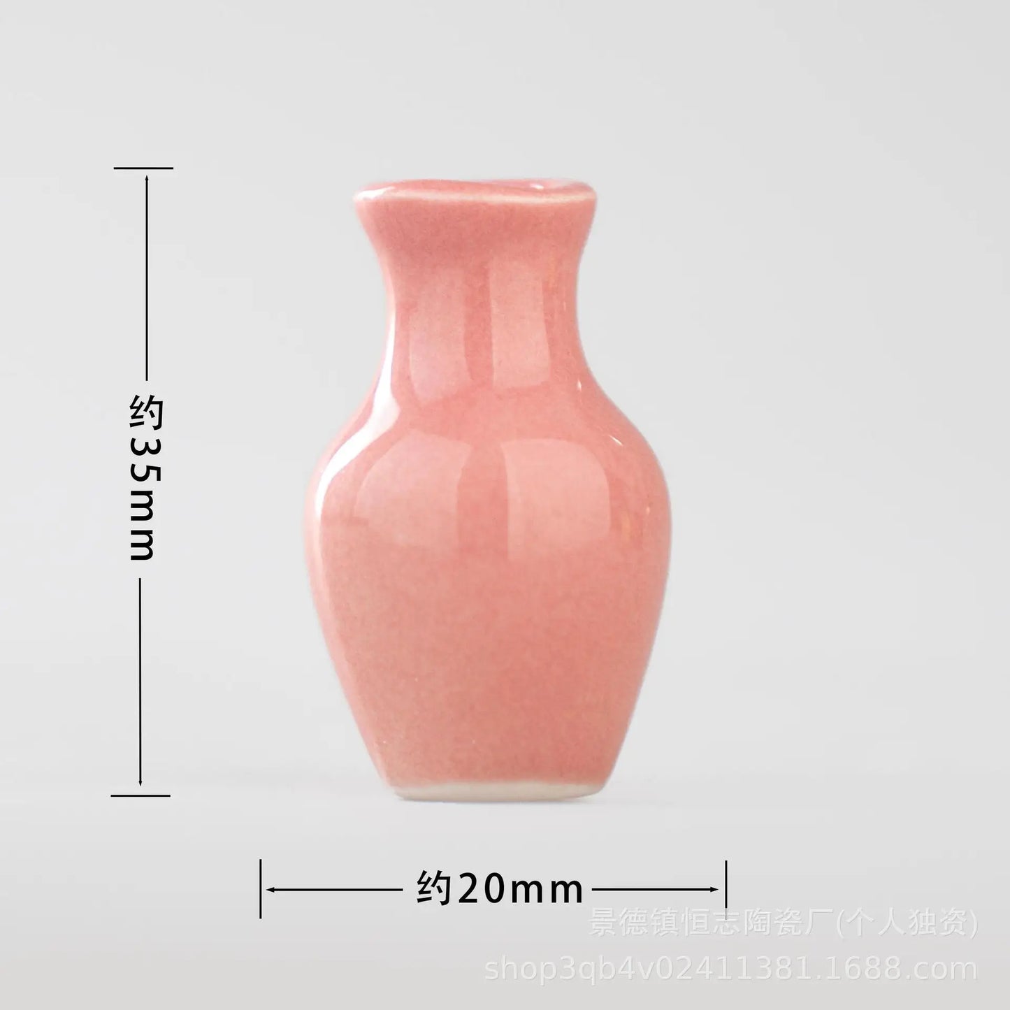 New Mini Ceramic Small Vase Refrigerator Stickers Creatives 3D Three-dimensional Home Decoration Magnet Home Decor Items Fridge Peaceful Pleasures Health and Wellness I
